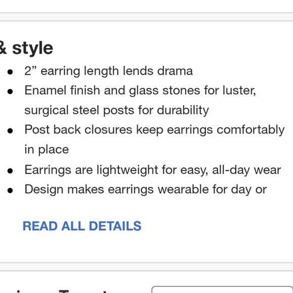 Sugarfix by Baublebar Ballerina Earrings NWT - Picture 5 of 5